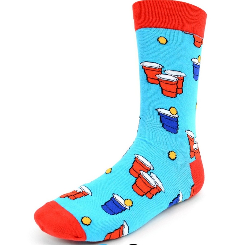 Men’s Beer Pong Novelty Socks